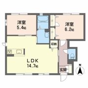 シャーメゾン中央の間取り画像
