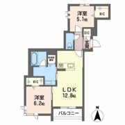 クオリスタ新横江の間取り画像