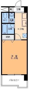 グレイスパル本町の間取り画像