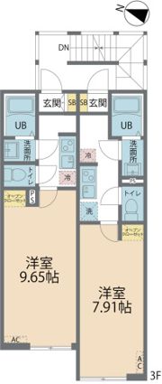 カインドネス相模大野Ⅲの間取り画像