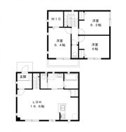 中和倉戸建貸家 A棟の間取り画像