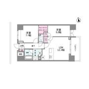 シーズンフラッツ今池NORTHの間取り画像