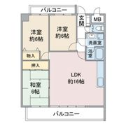 リーブル原Ⅱの間取り画像