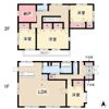 岩倉市中本町貸家の間取り画像
