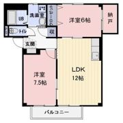 エトワール内川Bの間取り画像