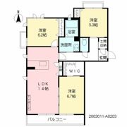 グランドヴィラ長嶺東の間取り画像