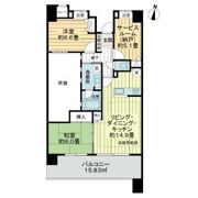 ライオンズステージ立石の間取り画像