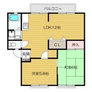 ハイツカトレア Aの間取り画像