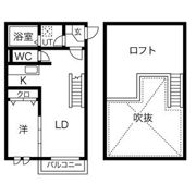 Creo八田壱番館の間取り画像