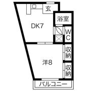 アベニュー22の間取り画像
