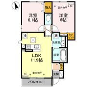 ヴィラ デ フルールの間取り画像