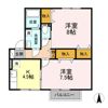ジェルミナール Bの間取り画像