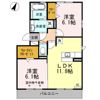 AーRoomの間取り画像