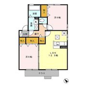 グランドールシャトー A棟の間取り画像