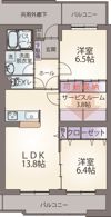 ヴィラ・エトワールの間取り画像
