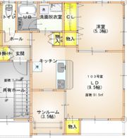 ソレイユIの間取り画像