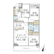 プラウド代々木初台の間取り画像