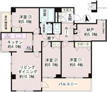 成城ストリームハイツの間取り画像