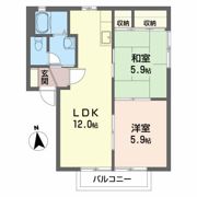 ソレアード Aの間取り画像
