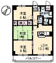 グランピア白島中町の間取り画像