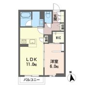 シンシアコート Bの間取り画像