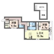 エクラシエの間取り画像