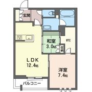 ナンバーアンフィニの間取り画像