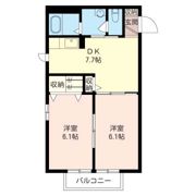 メゾンアルカディアの間取り画像
