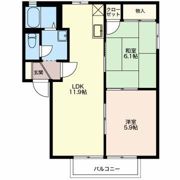 フォーレスチェリーヒルズ5番館の間取り画像
