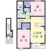 グラスコート Wの間取り画像