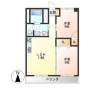 レジデンス東宝木の間取り画像