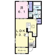 アルソーレ芳川の間取り画像
