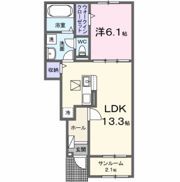 アルソーレ芳川の間取り画像