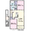 瀬戸アパートAの間取り画像