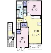 シーサイド・ヴィレッジⅠの間取り画像