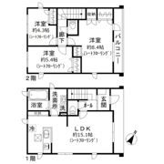 若松町戸建の間取り画像