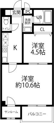 リベルテの間取り画像