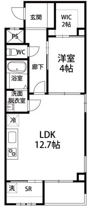 クレセール2の間取り画像
