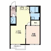 タウニーK1の間取り画像