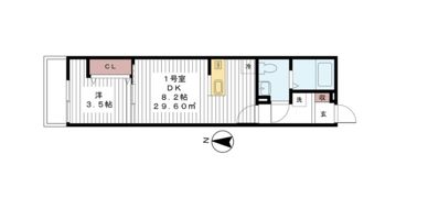 AJ勝田台の間取り画像