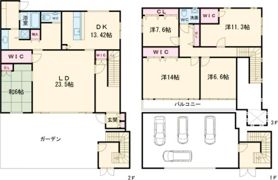 Nishi Okamoto No.7 Houseの間取り画像