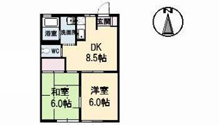 ヴィレッジ高島 A棟の間取り画像