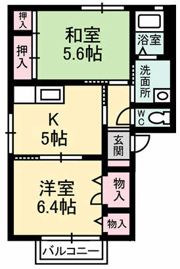 アンシャンテ A棟の間取り画像