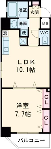 ロアール神戸住吉の間取り画像