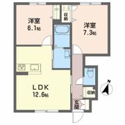 シャーメゾン グラシャス B棟の間取り画像
