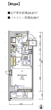 SHOKEN Residence川崎 東門前Ⅲの間取り画像