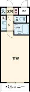 リバーヴュー長岡の間取り画像