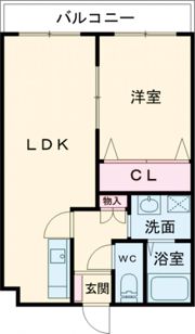 LS西松江城マンションの間取り画像