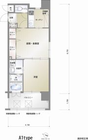 エンクレスト薬院Ⅱの間取り画像