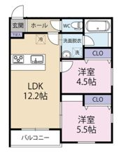 Grace下六万寺町の間取り画像